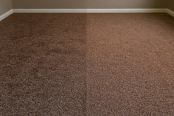 Before & after Carpet Cleaning in Leamington Spa